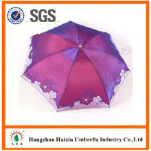 OEM/ODM Factory Wholesale Parasol Print Logo umbrella with flower printing